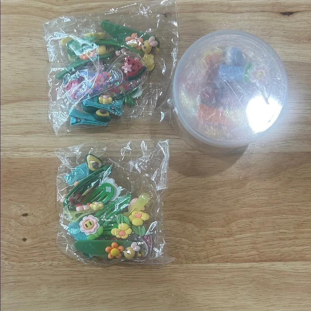 Colorful hair clips